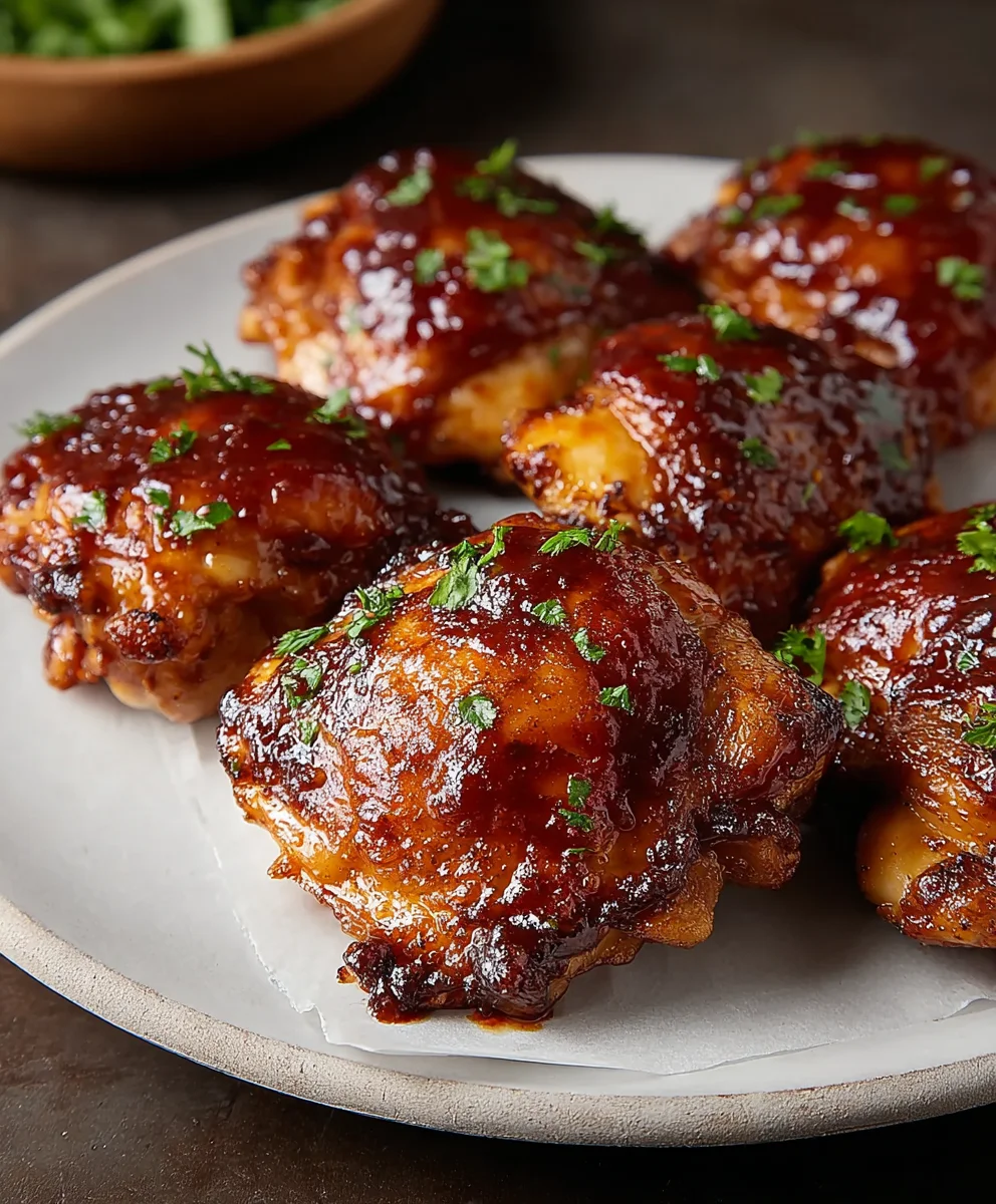 Easy BBQ Chicken Thighs-Fast Flavorful Dinner