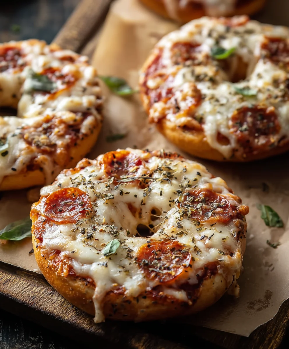 Easy Homemade Pizza Bagels- Quick & Delicious Recipe