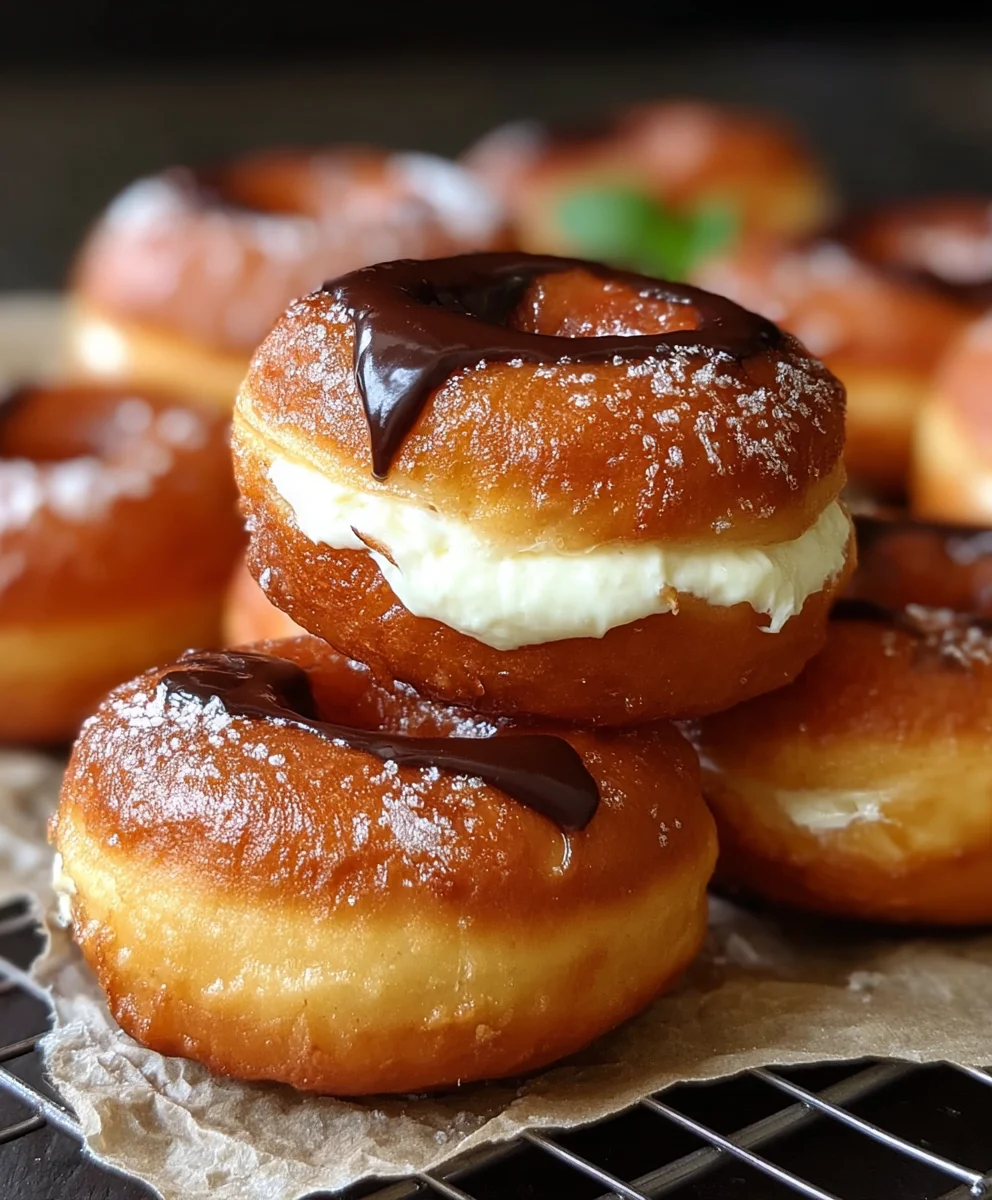 Baileys Extract-Inspired Cheesecake Doughnuts-Easy Recipe