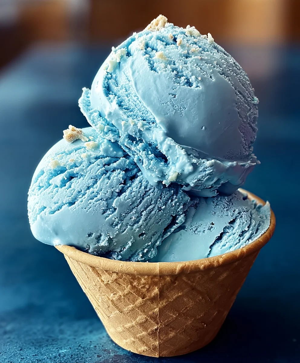 Blue Moon Ice Cream-Unique Flavor-Easy Recipe