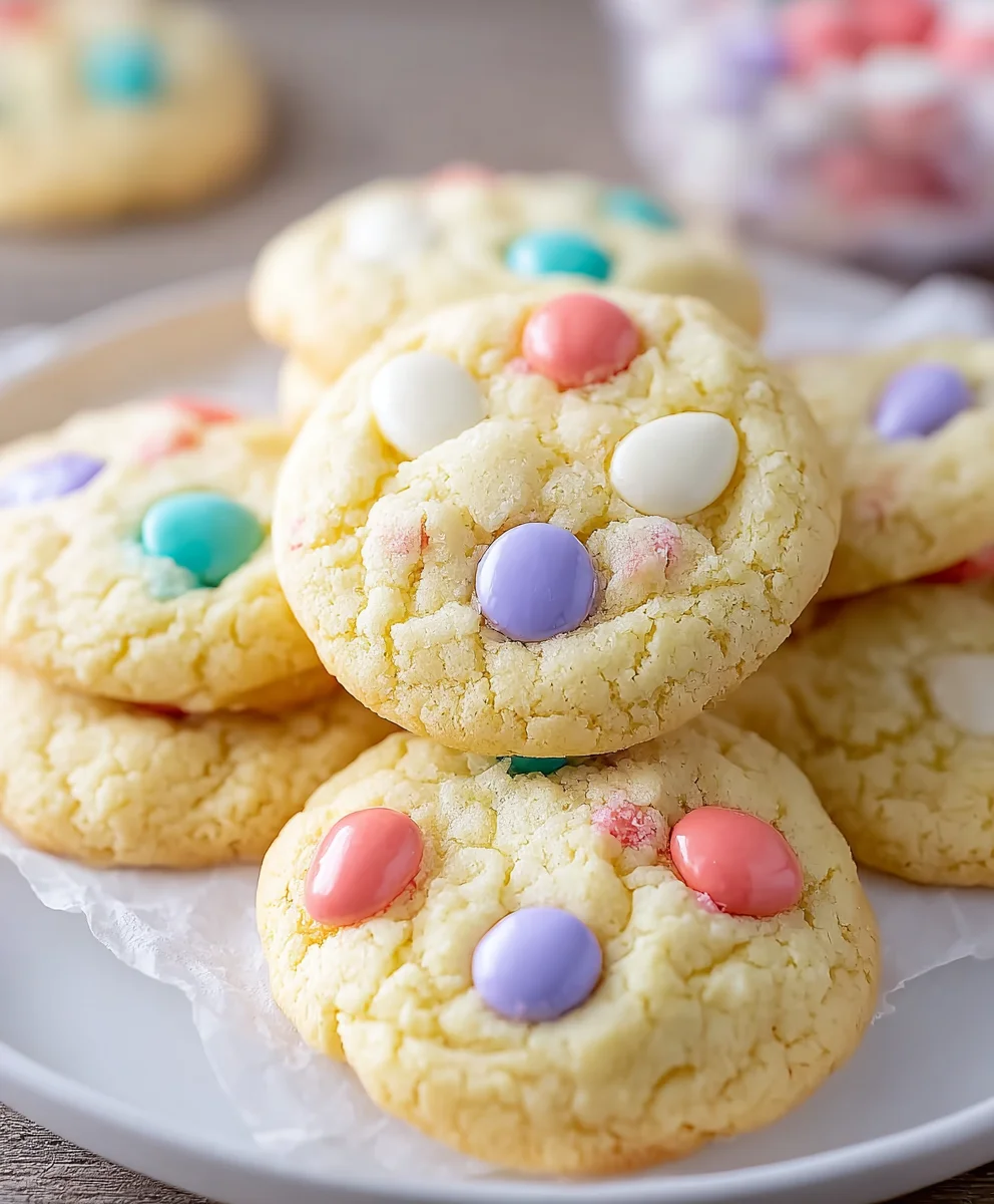 Easy Easter Cake Mix Cookies - Quick Spring Baking Fun