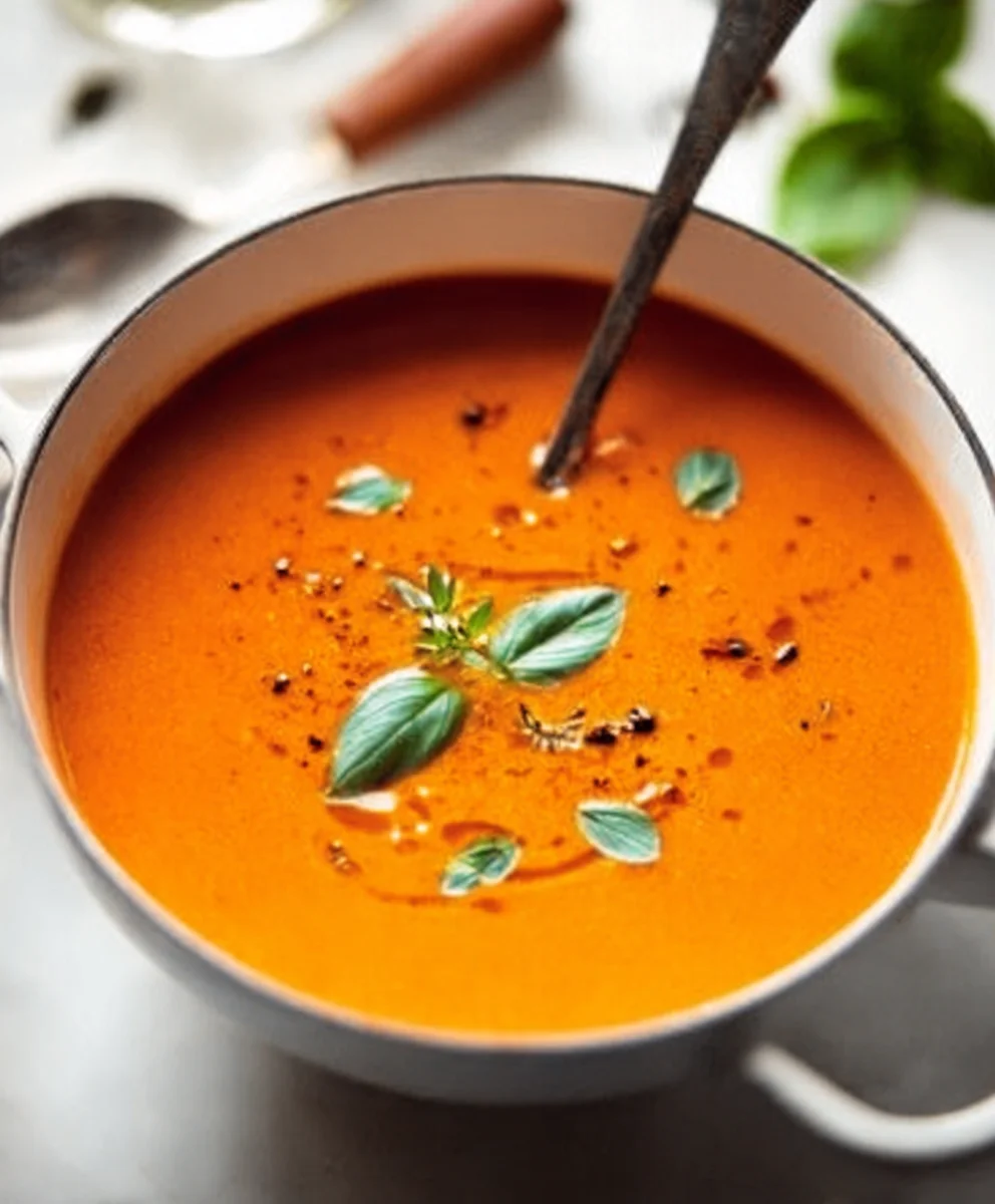 Cozy Creamy Tomato Soup Easy Canned Tomato Recipe