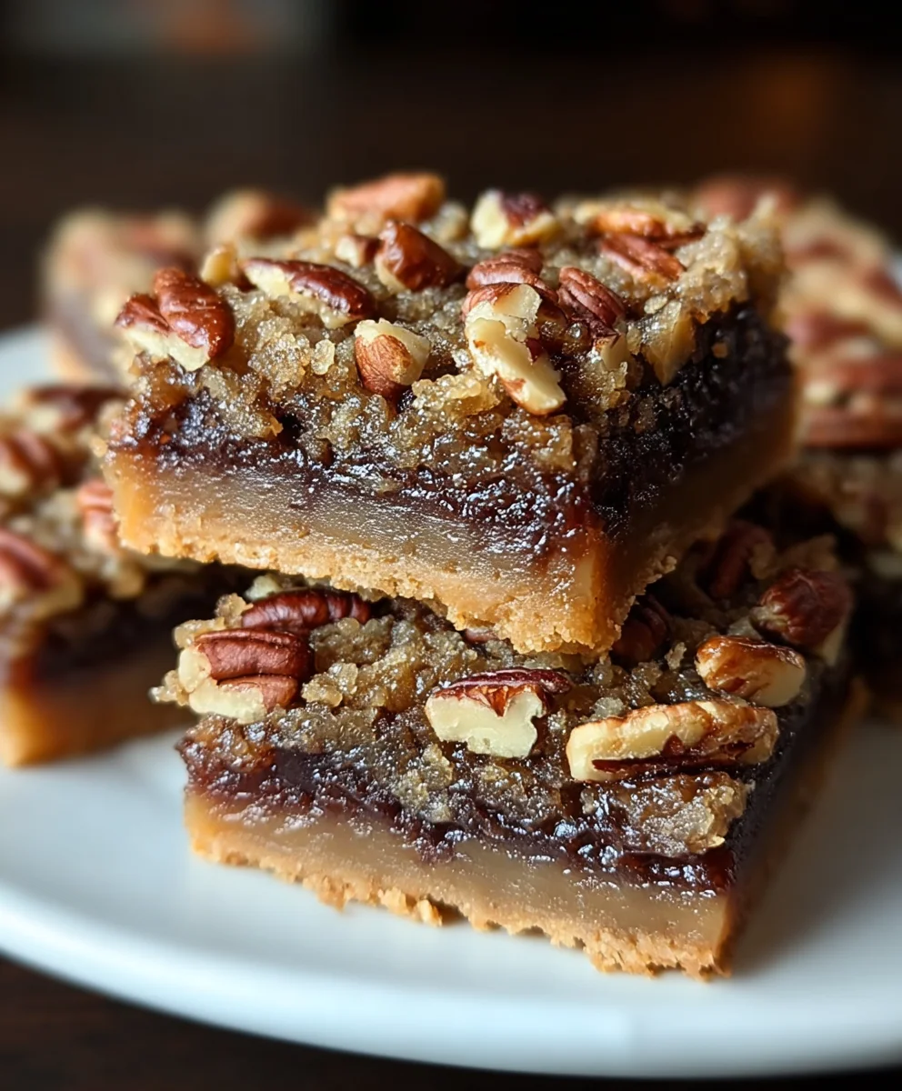 German Chocolate Pecan Pie Bars-Easy Delight