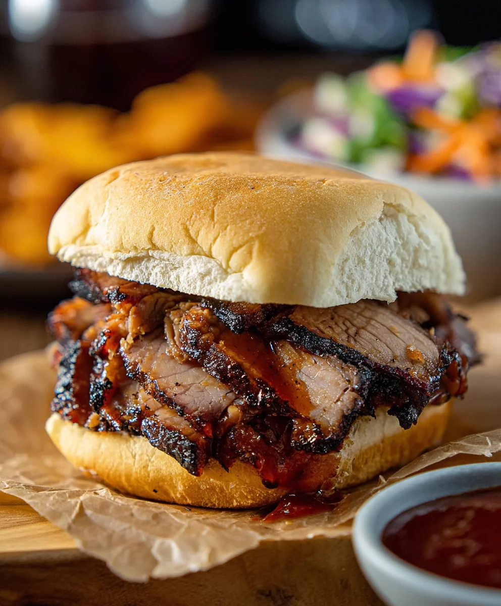 Smoked Beef Brisket Sandwich Recipe-Best BBQ Flavor