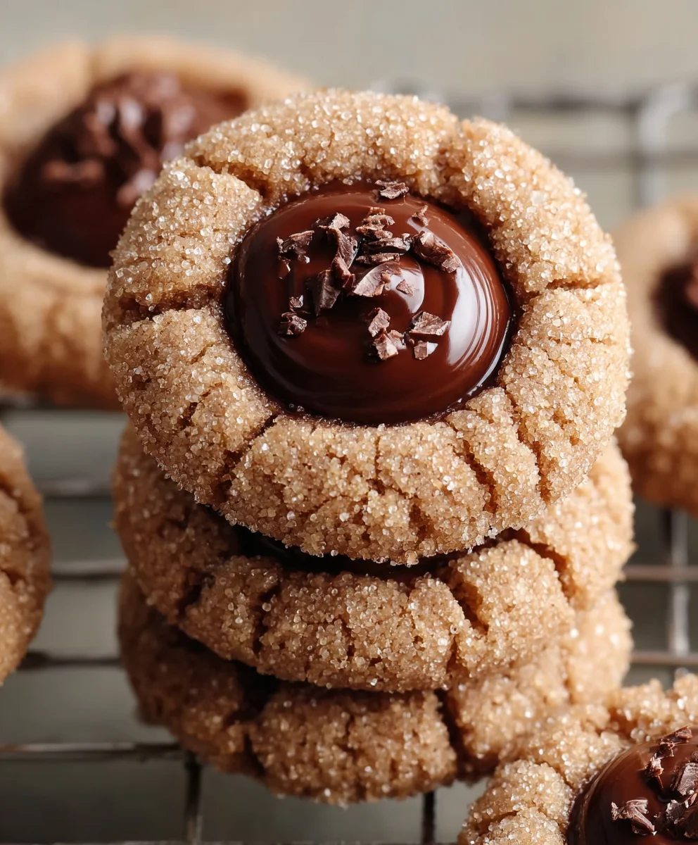 Nutella Thumbprint Cookies- Decadent & Easy Recipe