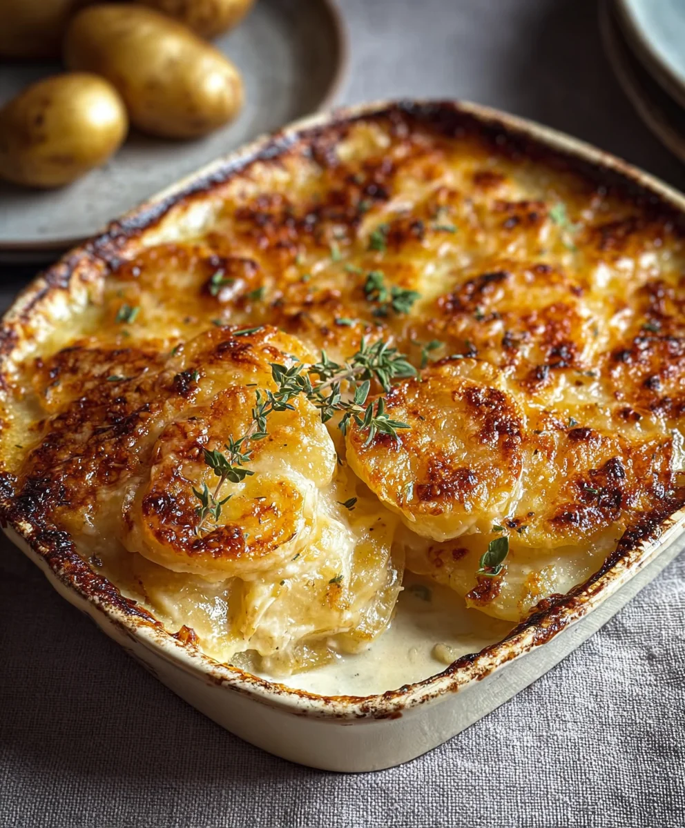 Easy Potatoes au Gratin- Creamy Baked Beef Recipe
