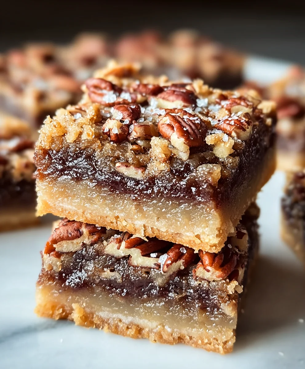 German Chocolate Pecan Pie Bars-Easy Delight