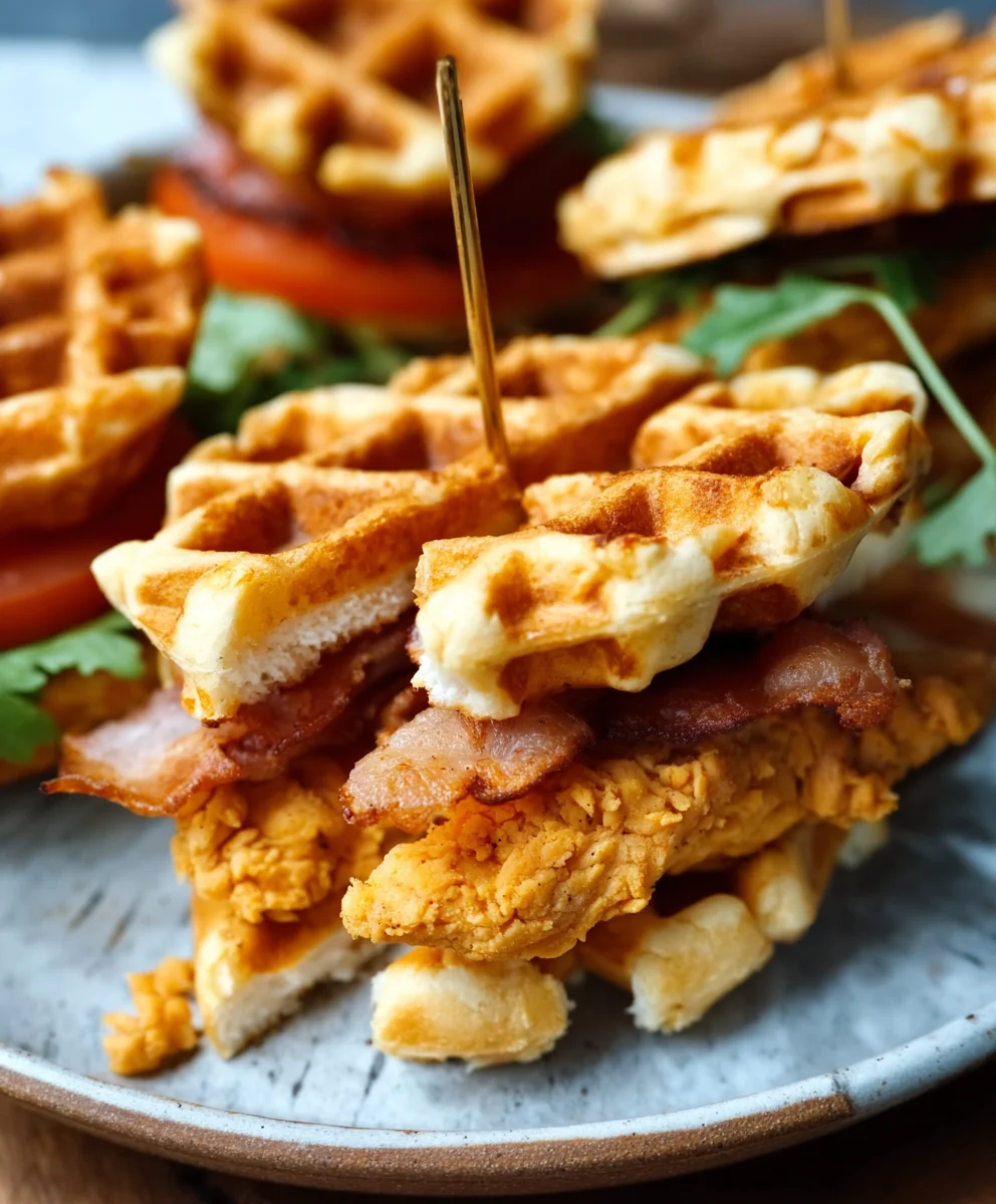 Game Day Chicken Waffle Sliders- Easy & Delicious Bites