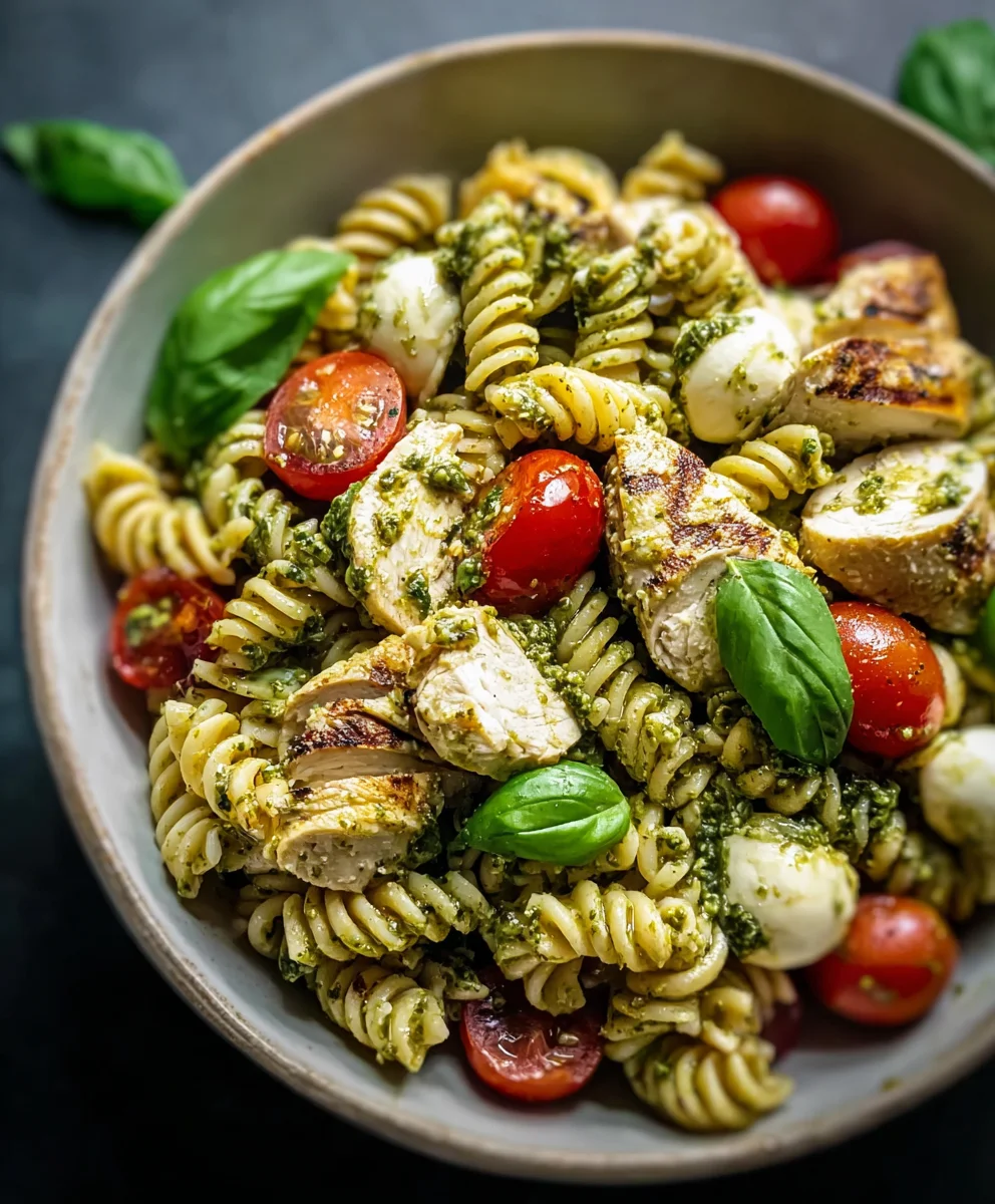 Easy Pesto Pasta Salad - Refreshing & Quick Meal