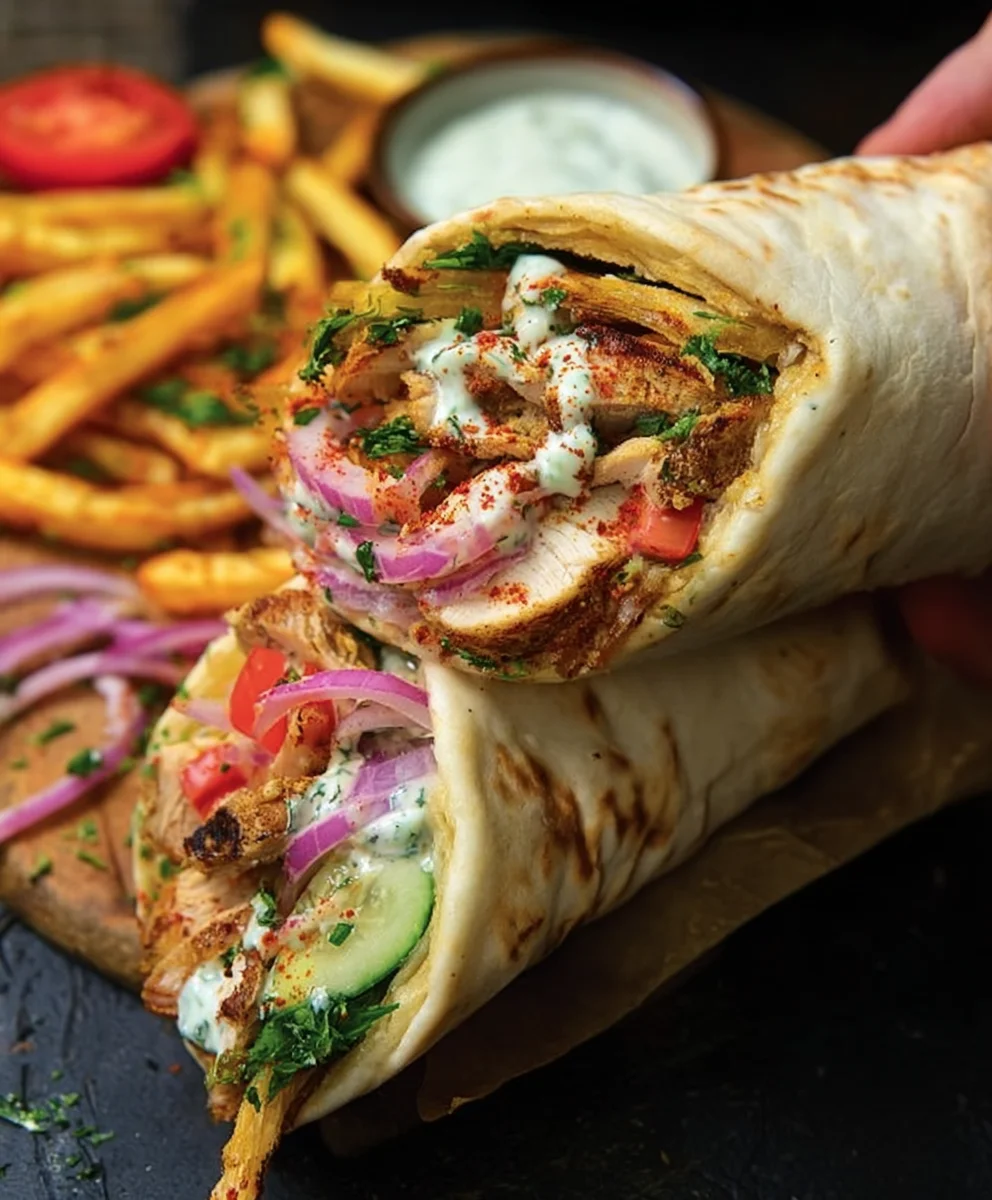 Best Chicken Shawarma Wrap Recipe- Quick & Flavorful