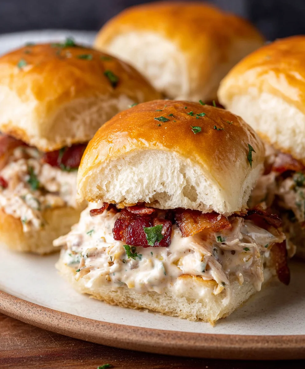 Beef Beef Bacon Ranch Chicken Sliders