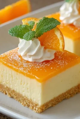 Orange Creamsicle Cheesecake Bars