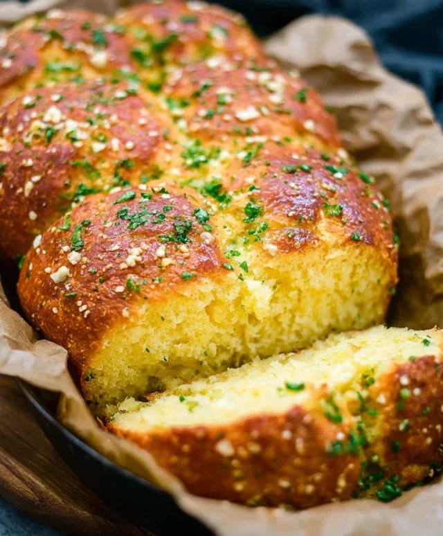 Garlic Butter Keto Bread