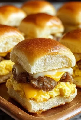 Sausage Egg and Cheese Breakfast Sliders
