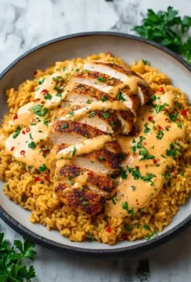High Protein Creamy Cajun Chicken Rice