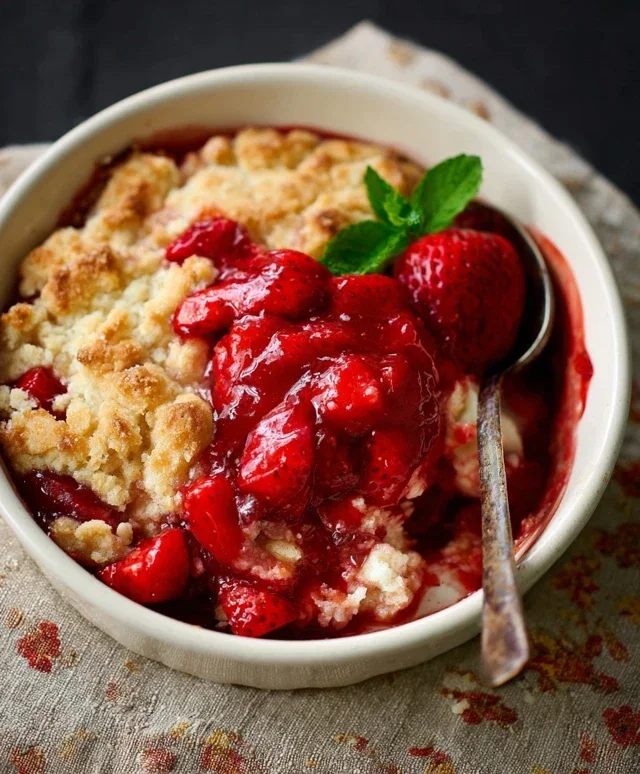 Strawberry Cobbler