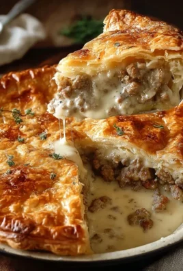 Sausage Gravy Puff Pie