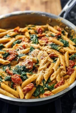 One-Pot Spinach Tomato Pasta