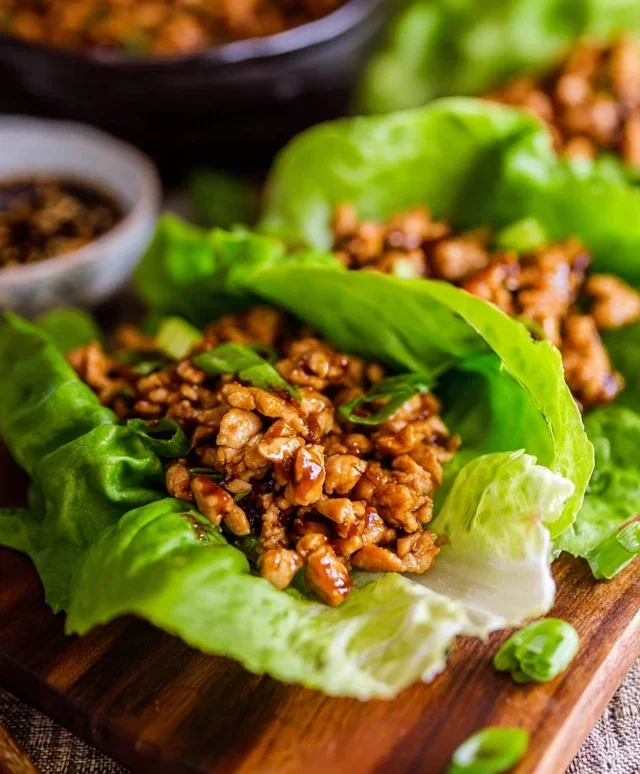 Chicken Lettuce Wraps (PF Chang's Copycat)