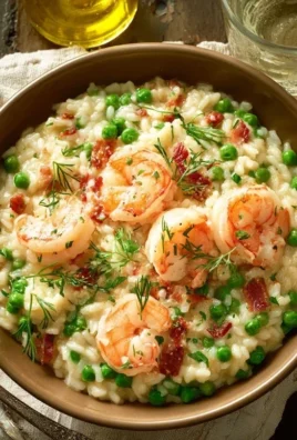 Shrimp Risotto with Peas