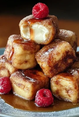 Cinnamon Roll French Toast Bites