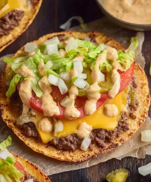 Smash Burger Tacos