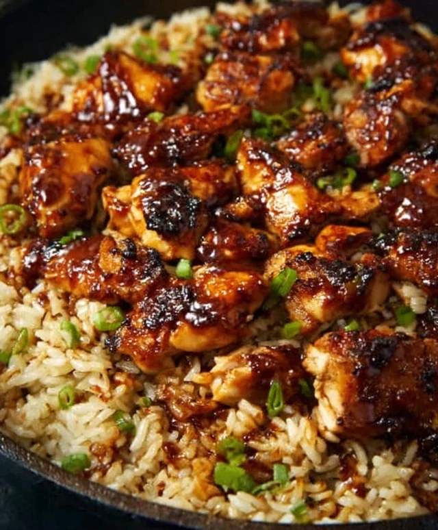One-Pan Bold Honey BBQ Chicken Rice