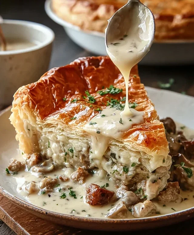Sausage Gravy Puff Pie