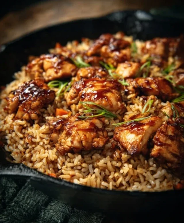 One-Pan Bold Honey BBQ Chicken Rice