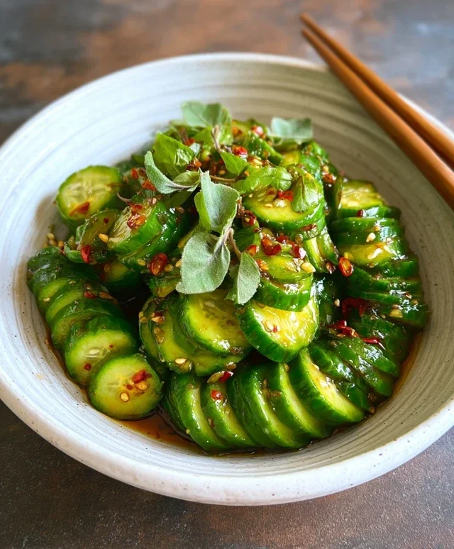 Spicy Asian Cucumber Salad