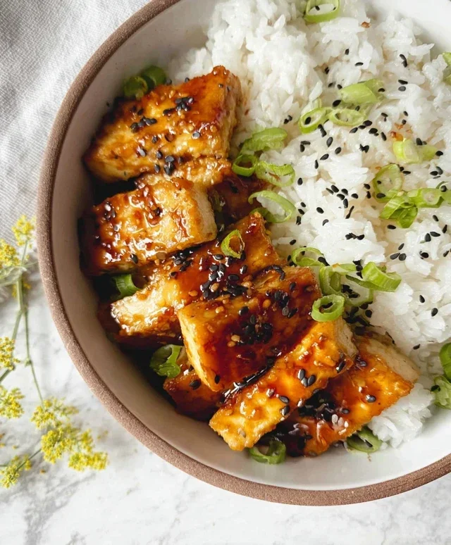Honey Garlic Tofu