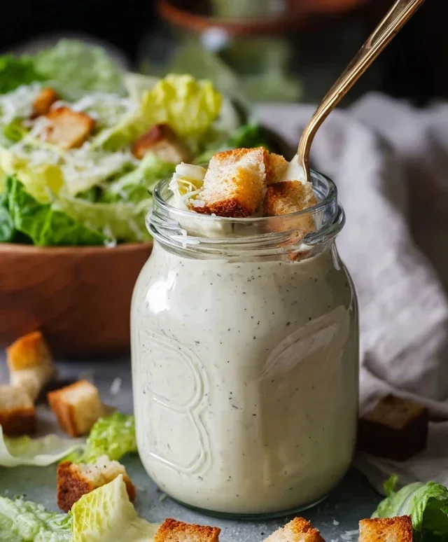 Homemade Caesar Salad Dressing