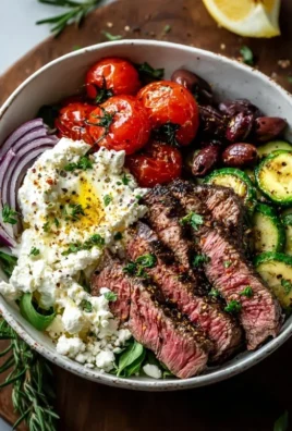 Mediterranean Steak Bowl Recipe