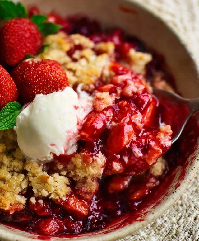 Strawberry Cobbler