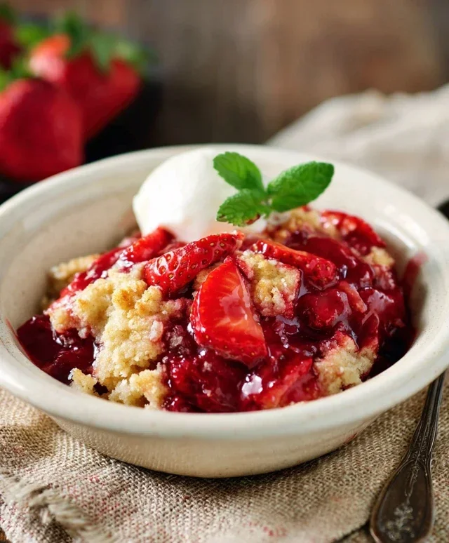 Strawberry Cobbler