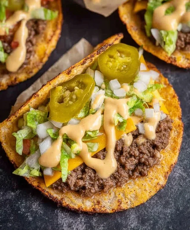 Smash Burger Tacos