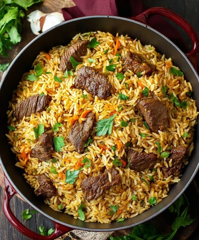 Beef Rice Plov