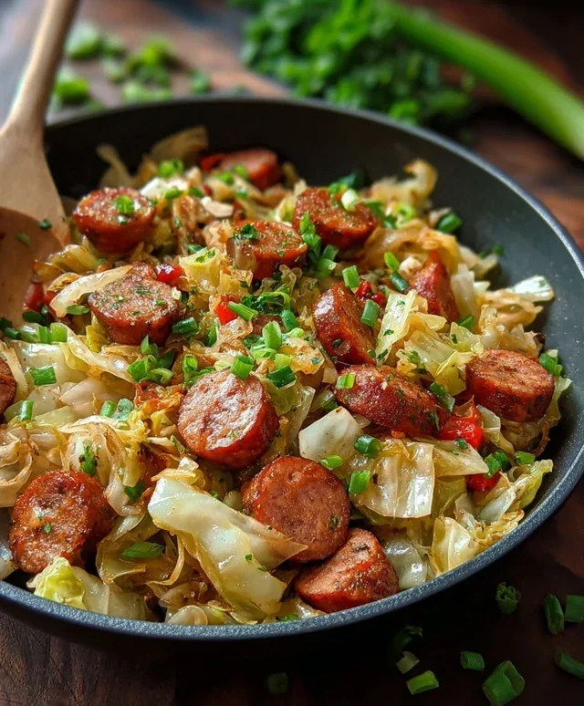 Easy Sausage and Cabbage Stir Fry