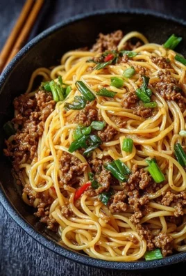Asian Ground Beef Noodles