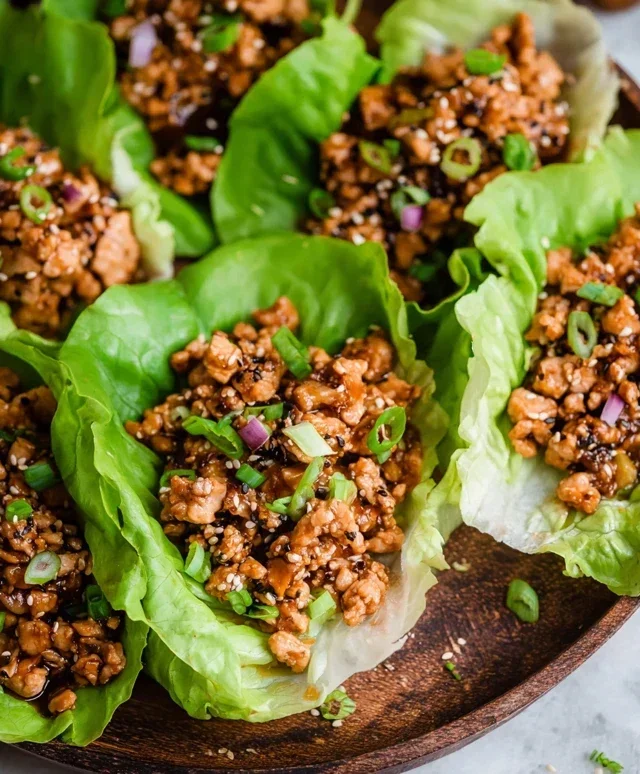 Crunchy PF Chang's Lettuce Wraps