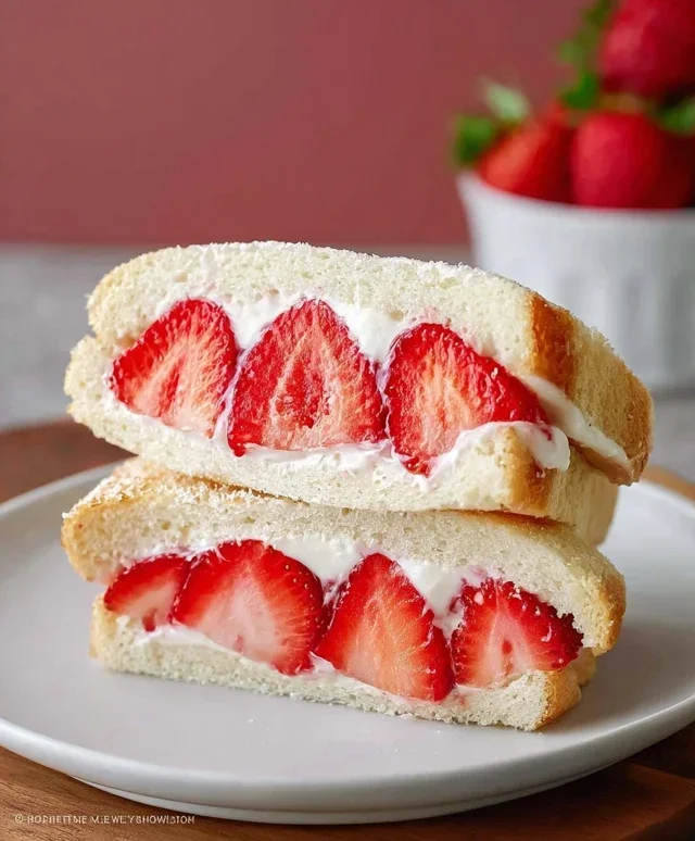 4-Ingredient Strawberry Sando