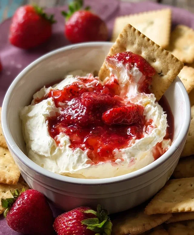 Strawberry Cheesecake Dip