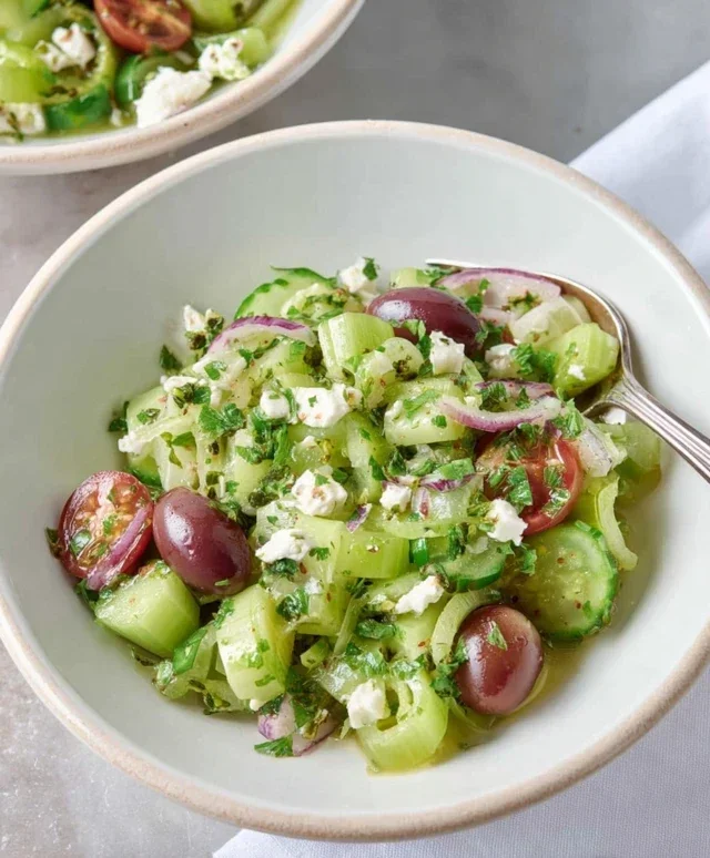 Mediterranean Celery Salad