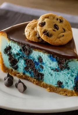 Cookie Monster Cheesecake
