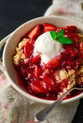 Strawberry Cobbler