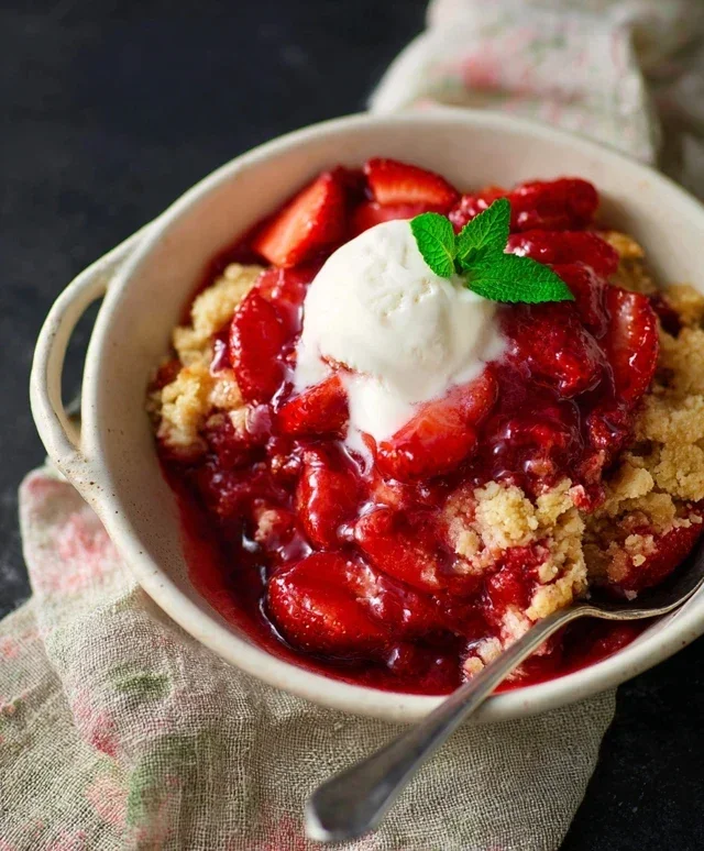 Strawberry Cobbler