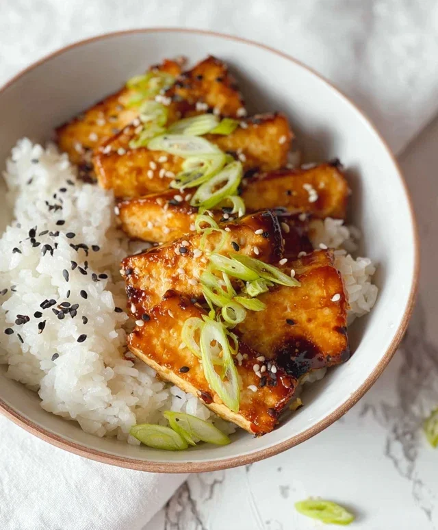 Honey Garlic Tofu