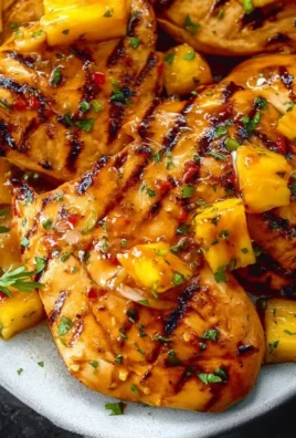 Grilled Mango Pineapple Chicken