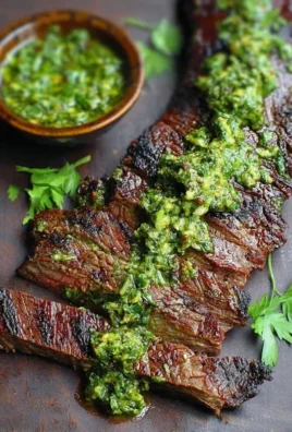 Skirt Steak Marinade Recipe with Chimichurri Recipe