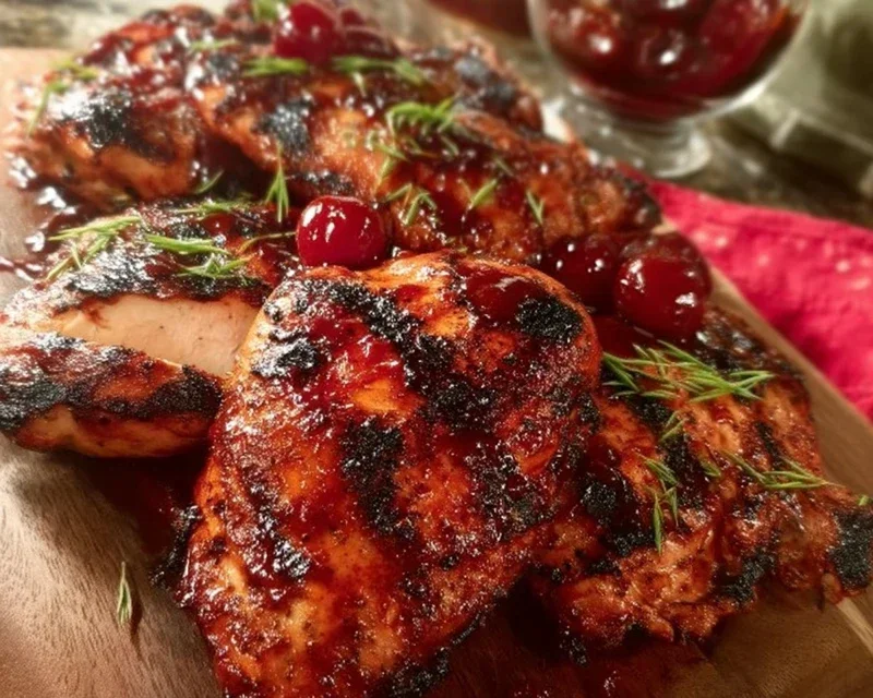 Cherry Dr. Pepper Grilled Chicken